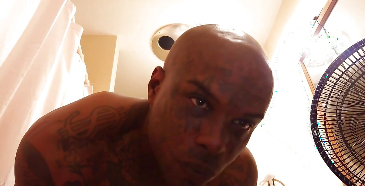 Hallelujah Johnson Masturbating solo sex toy BBC cum