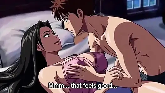 Пасынок приходит в комнату мачехи и соблазняет ее, пока отец на той же кровати