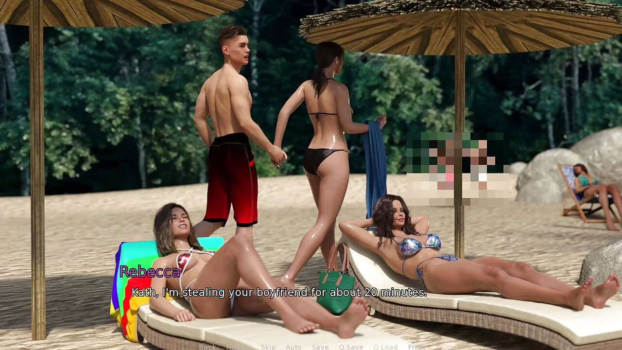 East Block 23 Jag kan inte tro att jag knullade alla kvinnor på stranden och lät Kathryn suga alla dessa kukar i gloryhole