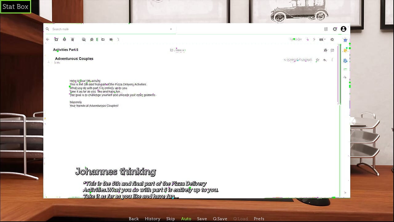 Cặp đôi mạo hiểm # 41 - Johannes nghĩ về tháng Giêng tại phòng tập thể dục ... Vincent người phục vụ đụ Anne