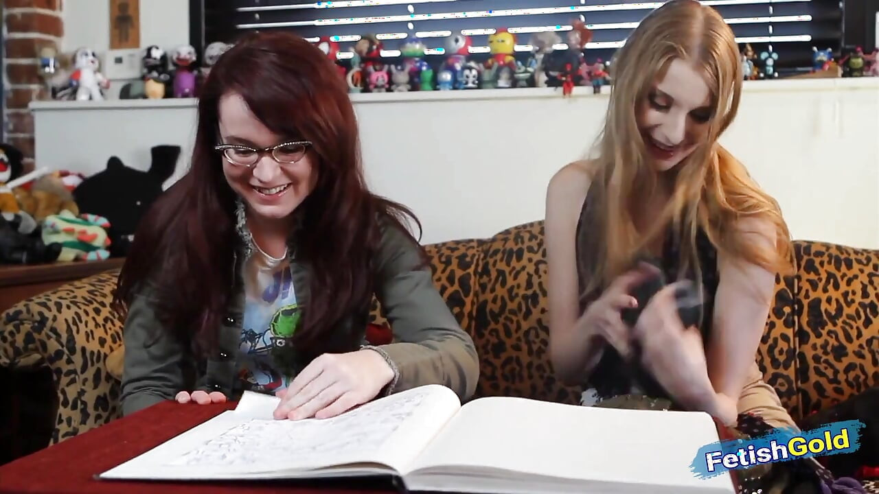 Horny lesbian teens have some naughty fun together