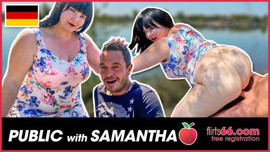 Пухлая крошка Samantha Kiss наслаждается его хуем на озере! flirt66