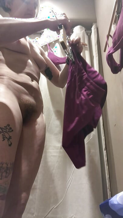 Trying on bikinis as retail therapy after a hairdresser absolutely ruined my hair when I went for a trim!