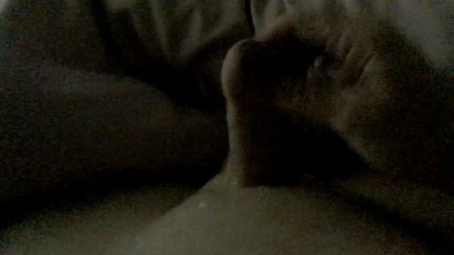 Cum in the dark.
