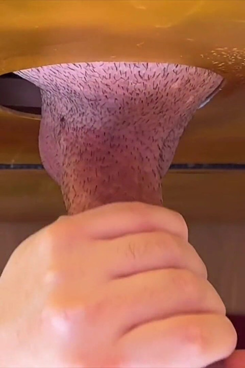 At the Golden Gloryhole Handsome Married Hetero Cums Deep in My Mouth