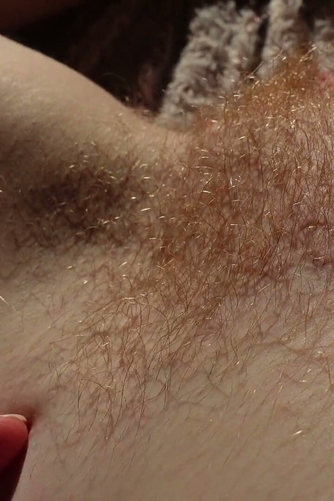 Showing You My Ginger Hairy Pussy Bush POV