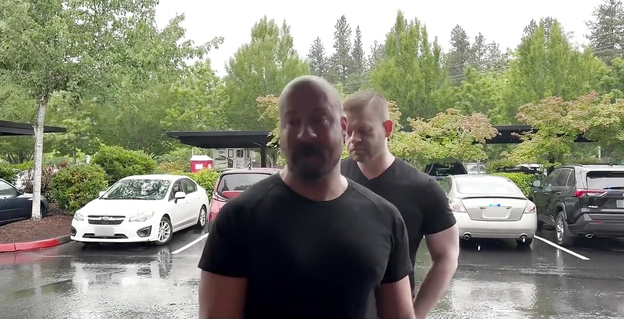 Muscle Stepdaddy Gets Fucked by Two Big Dicked Bears
