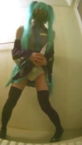Hatsune Miku cd cosplay
