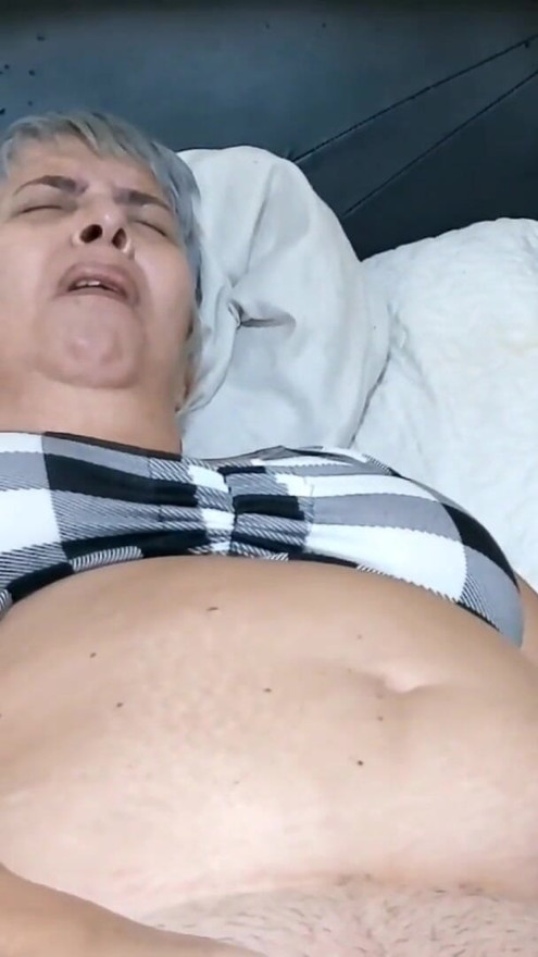 I discover my mature wife masturbating and we end up fucking with great internal cumshot | Clip 1