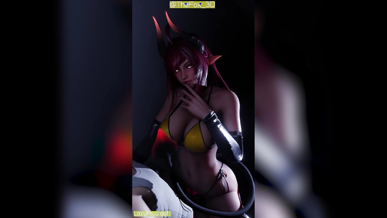 Succubus Daemon Girl 2025 Remiks WM (Bez dźwięku) By LazyProcrast Animation 3D Hentai