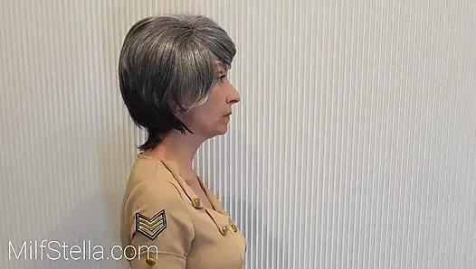 Cuffed and Anal Fucked Military Granny - GILF Adventures E32 - MILF Stella