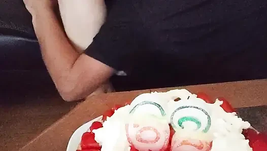 Birthday of a very slutty granny 62 years old