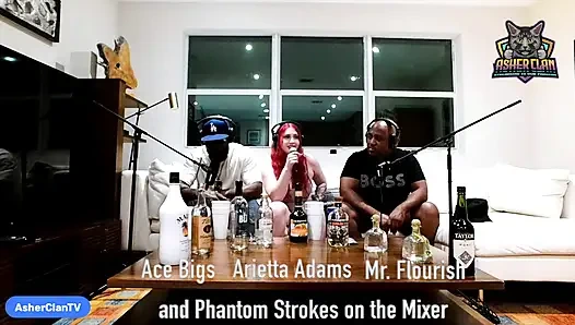 Arietta Adams ile yetişkin yıldızı podcast'i Mrflourish ve Ace Bigs ev sahipliği yapıyor