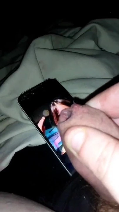 Little cock tight foreskin being wanked then cum rubbing