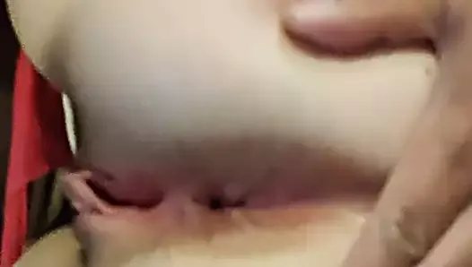 Fucking my wife in her ass.