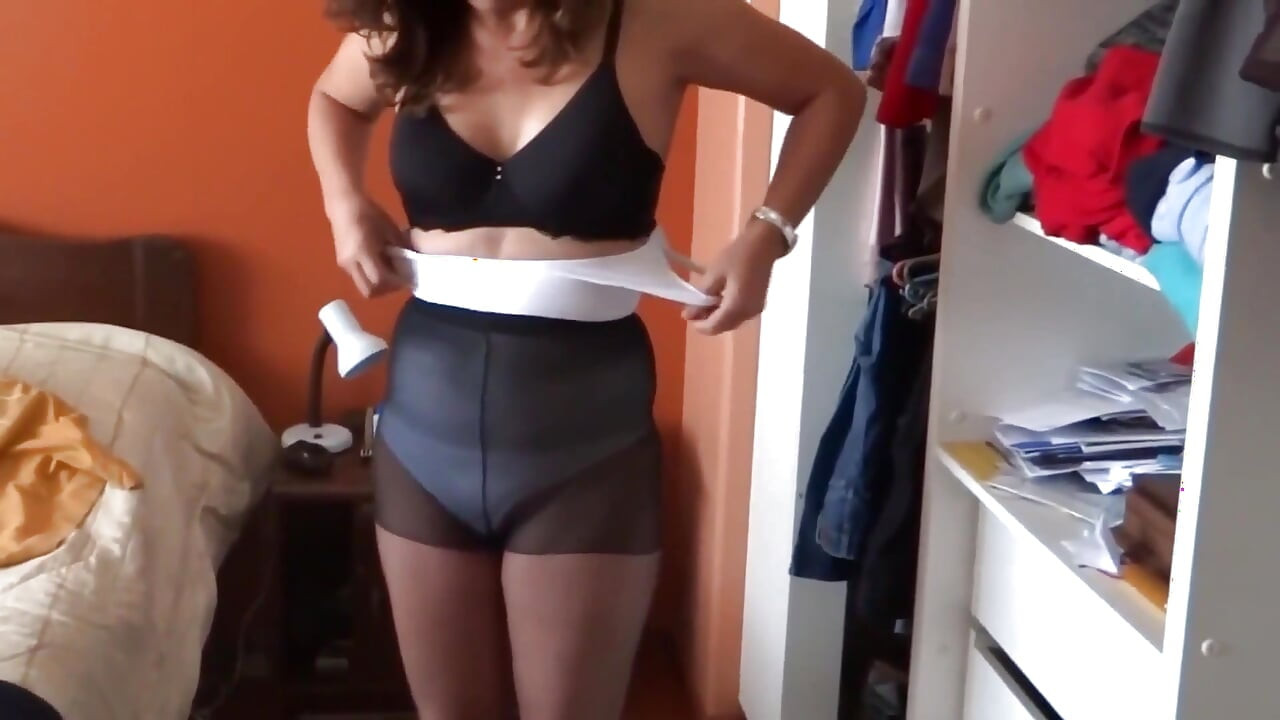 Stepson Records Me While I Dress and Show off in Lingerie, He Wants to Fuck Me
