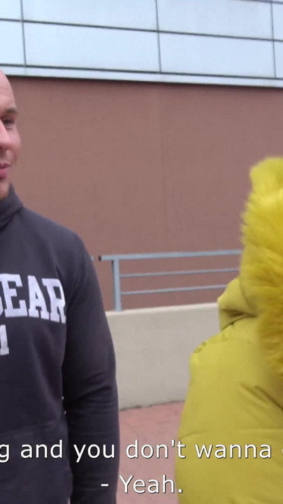 Obese slut wants an unlimited spit-roasting adventure in the van