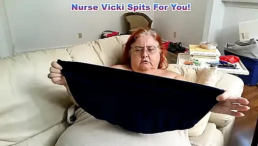 Nurse Vicki Pretends to Spit on You!