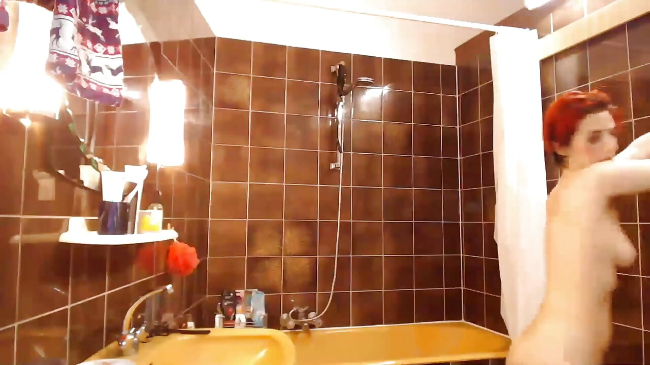 Teñindo el pelo rojo de nuevo en cam