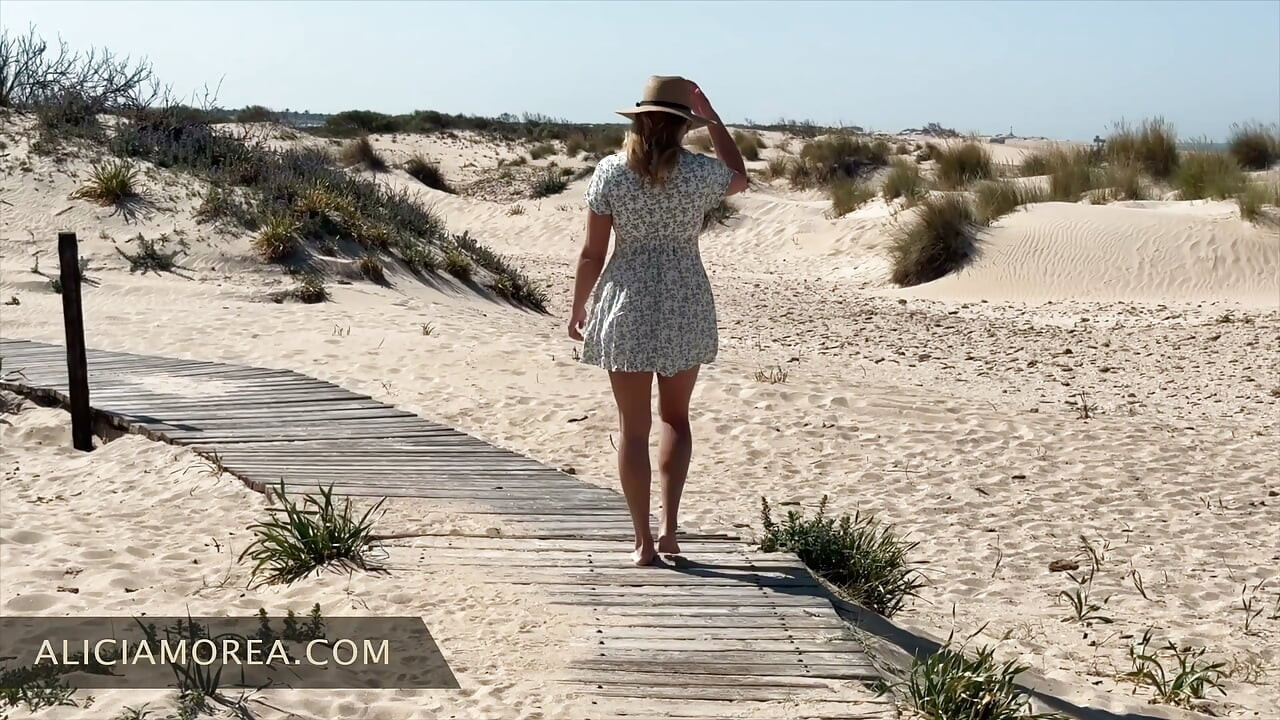 Instruction from husband: No clothes on the beach!