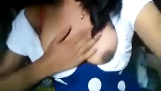 South Indian Girl boobs selfie to bf