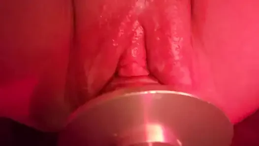 Whore with a cum filled swollen pregnant cunt