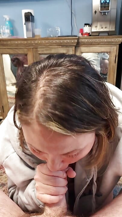 Works so hard for the cum beautiful passionate sexy milf loves cum and cumming cums again and again sucking his cock so good