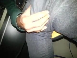 Rubbing my bulgy to orgasm