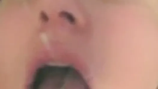 homemade cum and swallow