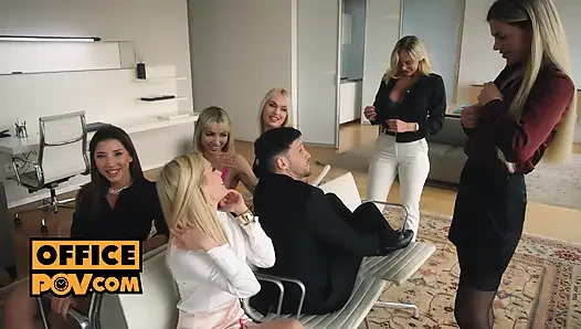 Candee Licious, Gatita Veve and Layla Scarlett's Chair Game Foursome