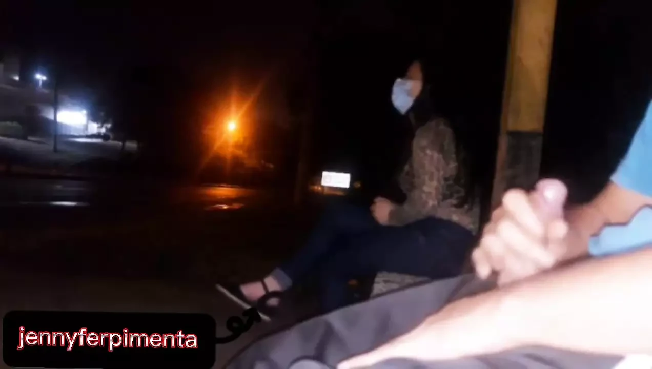 seriously I run the risk of putting my dick in front of this woman waiting for the bus... how will she react?