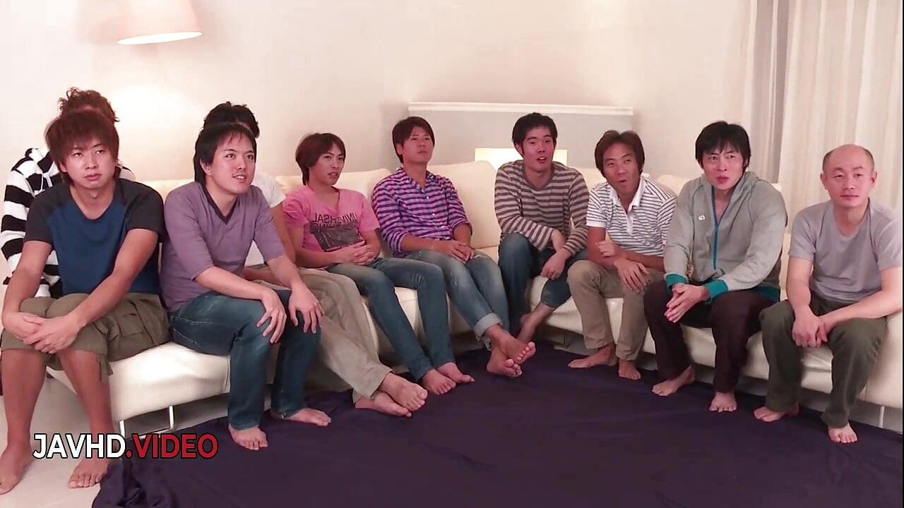 Mihono's Wild Asian Gangbang Blowjob Extravaganza