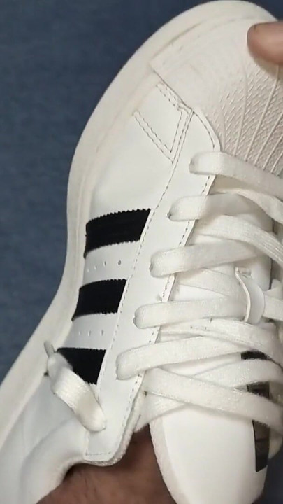 Sex with my wife's sneakers, Adidas Superstar and Nike Air Max Command, cumming inside | Clip 2