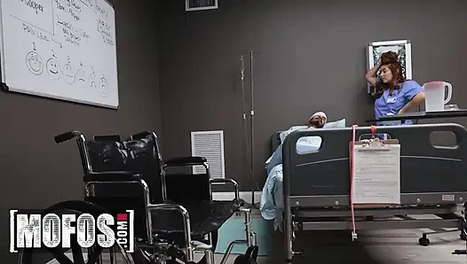 MOFOS - Nurse Chloe Copper Gives Her Patient A Steamy Exam That Ends Exactly When She Planned