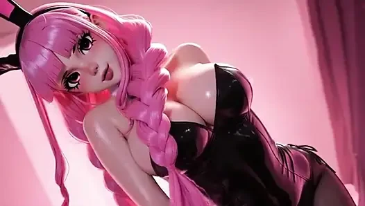 AI Anime Girls Sexy Outfits Teasing Compilation SFW SET 8