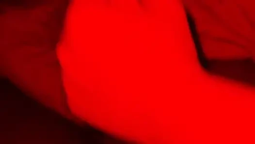 Stepsister plays with my bbc while we're home alone and I cum all over her tits