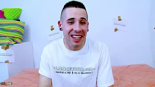 Sabrina Sweet French Blonde Pornstar FMM Threesome Blowjob & Cumshot