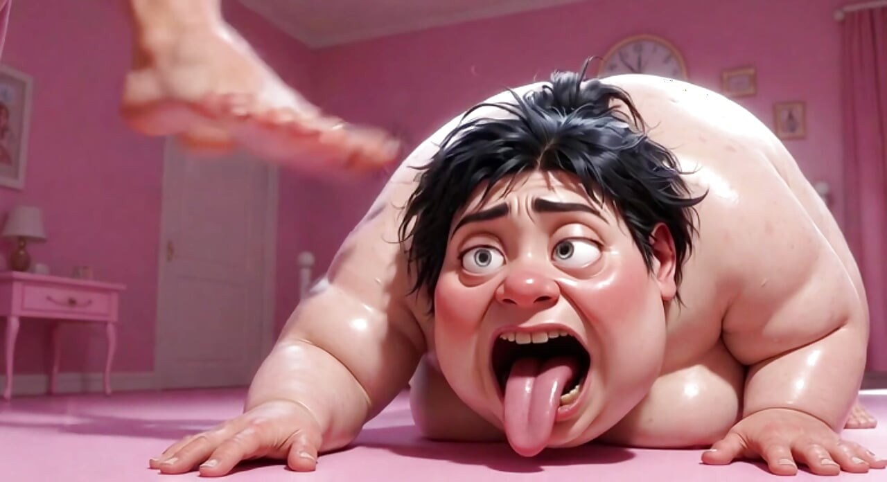 Fat Ugly Woman Degraded - Lick Beautiful Girl's