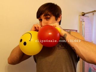 Balloon Fetish - Logan Blowing Balloons Part4 Video1