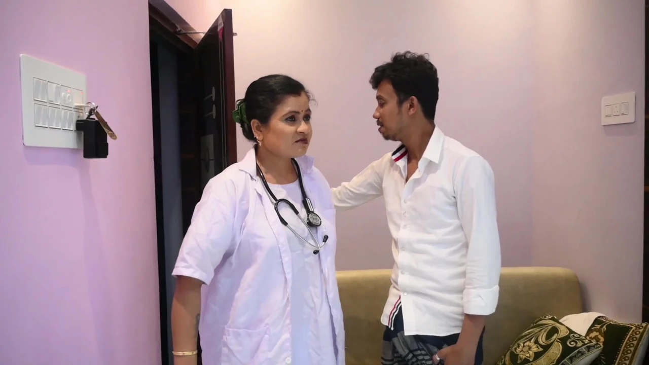 Abnormal stepsons and stepfather fuck a doctor hardly THREESOME