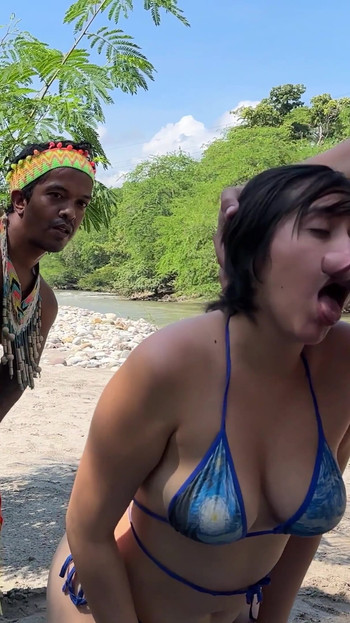 LITTLE INDIAN DWARF MAKES ME FUCK MY STEPBROTHER ON HIS MAGIC ISLAND AS A TRIBUTE WHILE HE WATCHES US HAVING ROUGH SEX. | Clip 1