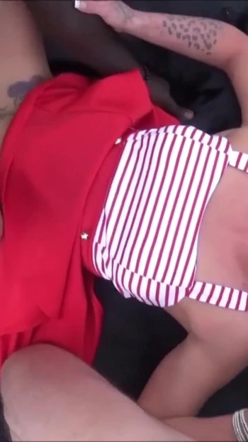 Captivating moment from "Austrian Teen Kitty Seduce to Fuck by BBC and Friend Outdoor"