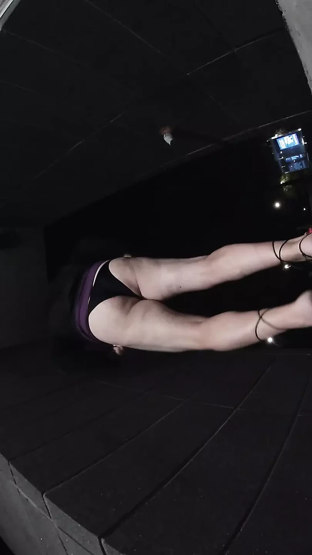 Cheap sissy Slut Crossdresser wants to bend over for dicks outdoors at night.