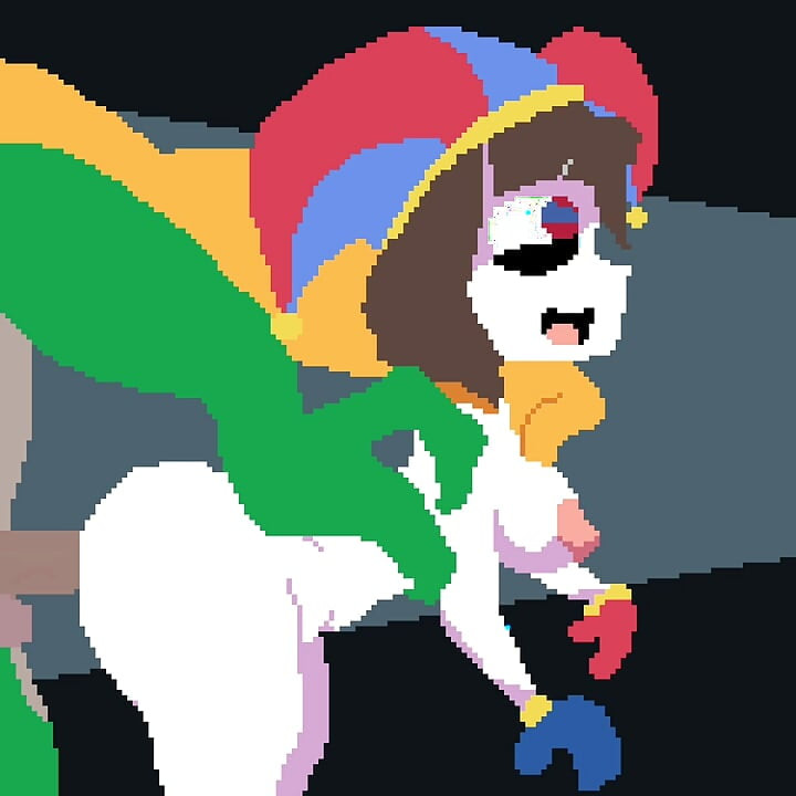 pomni pixelart timelapse