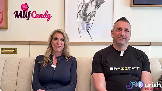 Milfcandy podcast diselenggarakan oleh mrflourish sama tamunya chloe dahl dan lucky steve