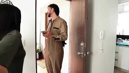 Oh, My God! the Plumber Unclogs the Pipe with a New Tool