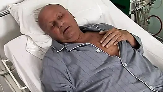 Threesome Fuck in the Hospital for a Nurse Loving Pissing