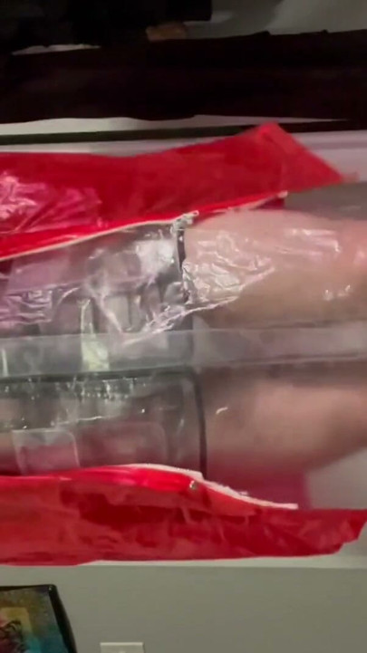 Layering multiple plastic raincoats and bondage | Clip 1