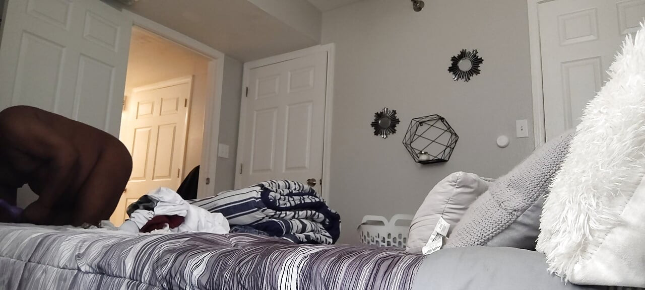 Old man home alone and horny