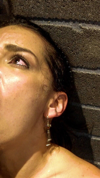 Epic moment from "Colombian bartender sucking cock in a back alley - then Anal"